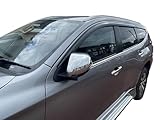 AUTO CLOVER Wind Deflectors Set for Mitsubishi Shogun Sport 2018+ (6 pieces)