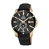 JAGUAR J881/1 ACAMAR Collection 44 mm Case with Black Leather Strap for Men