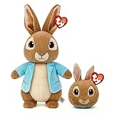 TY Peter Rabbit Beanie & Bouncer 2 Piece Set – Soft Plush Toy for Kids, Collectible Stuffed Animals, Cuddly Plushies, Teddy Soft Toys, Bouncy Plush Toy Gift for Children
