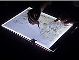 Ultra-Thin A4 Portable LED Light Box Tracer Board Dimmable Art Craft Tracing LightBox Light Pad up for Artists Drawing Sketcher Sketching Animation Stencilling X-ray Viewing Dimond Painting