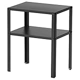 IKEA KNARREVIK Bedside Table, 37x28 cm, Black
