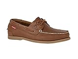 Galley II Dark Tan Premium Leather Boat Shoes-9