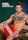 Hunks Exclusive Wall Calendar, A3 Size, Wire-Bound, Full Colour, Free Pack of Calendar Stickers