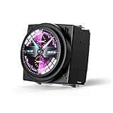 PEMP 1.43-inch OEM Style Car LCD Hour Clock Conversion Kit, 30+ Cool UI Dials, Support Custom Placement Images for Mercedes Benz W205 W213 W222 W463 W219 2014-2023 NTG5.0/NTG 5.5