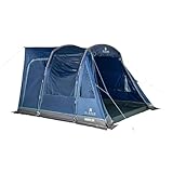 Hi Gear Fairway 200 Awning with Single Pole Construction & Groundsheet, Easy to Pitch, Spacious, Standing Room, Driveaway Awning for Campervans & Motorhomes, 6000mm HH, (Blue, 200)