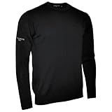 Glenmuir Morar Crew Neck Lambswool Sweater Black S