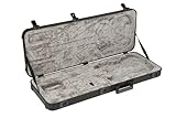 Fender Deluxe Electric Guitar Molded Case, Stratocaster/Telecaster, Black