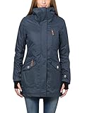 Berydale Women's Coat: Wind and Waterproof Parka jacket, Blue (Navy), 16 (Manufacturer size: XL)