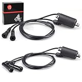 Set of 2 Ignition Coil & Caps For Honda CB1000 CB900 CB750 CB650 1979-1983 Goldwing 1100 1200 GL 1100 1200 Nighthawk 650 750