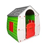 1.09m Grey & Green Indoor Outdoor Plastic Wendy House Magical Playhouse, Outdoor and Sports, 102 x 90 x 109 cm