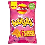 Walkers Wotsits Prawn Cocktail Snacks Crisps 6X13.5g