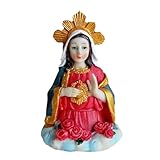 Generisch Mary Statue, Virgin Mary Statue | Active Desktop Sculpture - Blessed Statues for Bedroom, Study, 6.3 Inch Resin Desk Sculpture Craft