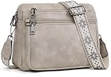 MUIIKOLA Cross Body Bag Women,Crossbody Bags For Ladies,PU Leather Medium Shoulder Handbags Built in Wallet Adjustable wide shoulder straps