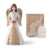 Storieme Retirement Gifts for Women 2025: Heartfelt Angel Figurine for Retired Woman Friend Nurse Teacher Colleagues Lady - Happy Retirement Keepsake Party Decorations (7.3"/18.5cm)