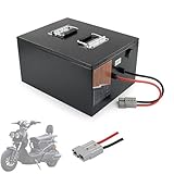 WILLQ 60V 100Ah 80Ah 60Ah 40Ah Lithium Iron Phosphate Battery Pack High Power 60 Volts Electric Forklift Battery Photovoltaic Energy Storage Power Lithium Battery,60V80Ah