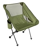 Fox Outdoor Compact Lightweight Camping Chair Aluminium Polyester Bungee Poles Seat Height 30 cm Pack Size 42 x 12 x 14 cm Transport Bag
