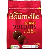 Cadbury Bournville Dark Chocolate Giant Buttons, Sharing Bag, Bite Size Treats, 100 g (Pack of 1)