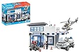 Playmobil 71602 Action Heroes: Police Station, large command centre with police helicopter and many exciting details, action-packed play sets suitable for children ages 4+