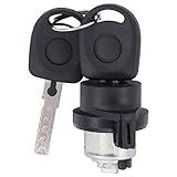 HouYeen Ignition Lock Barrel Cylinder with Keys for Seat Leon Ibiza for VW Golf V Polo Caddy for Audi A1 A2 A3 A4 Q3