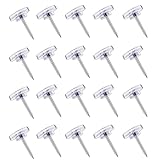 Muuzll Clear Push Pins - 150Pcs Drawing Pins, Thumb Tacks for Cork, Notice and Bulletin Boards - Perfect for School & Office Use