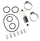 T&P Supplies Compatible Lay Z Spa, Salu Spa, Coleman, Water Pump Repair Kit; 5 Pump Seals & Impeller, Shaft, Thrust Washers & Bungs. New Pump Housing Screws & 2 x Hose Clips. Repair Part #58113.