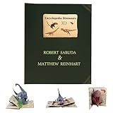 EliphonTowne 3d Dinosaur Book - Pooped Prehistoric Dinosaur Book, Funny Dinosaurs Encyclopedia, Interactive Prehistorica Dinosaurs, Gift for Books Animals Nature Lovers, Children Kids