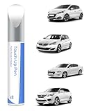 PARTS4EV KWE Blanc Nacre/Pearl White Touch Up Paint for Peugeot Exact Match - Scratch & Chip Repair