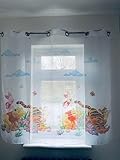 CURTAINS Luxury Net Winnie the pooh Slot top 150CM X 150CM