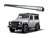 Xtremeauto Defender 90 110 Pickup SUV 4x4 12v Waterproof Light Bar Spot Flash Flood Lamp (50" 127cm Light Bar)