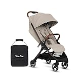 Silver Cross - Clic 2 Compact Stroller & Travel Bag - Travel Stroller For Life On The Go - Foldable & Lightweight - Suitable From Birth To 4 years - Latte