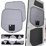 Living in a Bubble Insulated Blackout Rear Window Covers for Mercedes Benz Sprinter (Full Metal Door) - Vanlife Must Have Accessories, Van Life Essentials (Pair) (Sprinter 2019-Current (VS30))