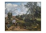 Spiffing Prints John Constable - Flatford Mill - Small - Semi Gloss - Unframed Art Print Poster
