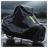 Motorcycle Cover for Suzuki Rm 500, Outdoor Waterproof Motorbike Cover, Tear-Resistant Oxford Cloth, Rain-Proof, Snow-Proof, Uv-Proof, Flame-Retardant And Anti-Aging