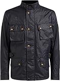 Belstaff Crosby Motorcycle Wax Jacket, black, M