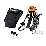 SuperHandy Mini Lever Hoist Come Along 1/2 TON 1100 LBS Capacity 5FT Lift 2 Heavy Duty Hooks Commercial Grade Steel for Lifting Pulling Construction Building Garages Warehouse Automotive Machinery