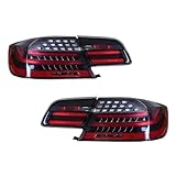 pclele Car Rear Tail Light 4PCS LED Tail Lights For BMW For 3 Series For M3 E92 330i 335i 2005-2013 Rear Brake + Reverse + Turn Signal Lamp Car Rear Brake Lamp (Color : 4PCS Smoke)