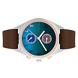 Christian Lacroix Mens Analog Quartz Watch with Leather Strap CLMS1802