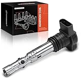 A-Premium Engine Ignition Coil Pack Compatible with Volkswagen Jetta Passat 2001-2005, Beetle, Golf & Audi A4 2001-2006, A6 Allroad TT Quattro, 1.8L 2.7L Turbocharged