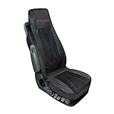 Lampa Luana Truck Seat covering made from Imitation Leather Black/Red