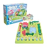 TOMY Bluey Screwball Scramble ML, Retro Maze Game With Obstacles And Timer, Skill-Based Puzzle Challenge, Magnetic Crane, Tilting Bridge, Solo Or Multiplayer, Includes 2 Balls, Age 5+