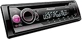 Pioneer DEH-S220Ui 1-DIN CD Tuner with multi colour illumination, USB, Spotify, compatible with Apple and Android devices.