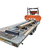 Forest Master GT32 Portable Bandsaw Sawmill - Electric Start Euro V 460cc Engine - Cuts Logs up to 32” Diameter - 4m or 6m Track Options - UK Designed and Engineered (4 Metre Track)