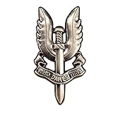 SAS British Army Special Air Service Who Dares Wins Metal Military Forces Badge Pin Stylish Decor for Men