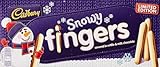 Cadbury Snowy Chocolate Fingers Biscuits, 115g