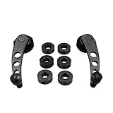 sourcingmap 2pcs Black Universal Car Auto Door Window Handle Cranks Winders
