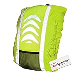 Salzmann Reflective Rucksack Cover - High Visibility, Waterproof, Weatherproof - Made with 3M Scotchlite