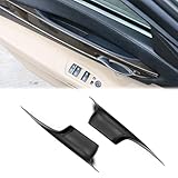 TTCR-II Door Pull Handle Covers Compatible with BMW 7 Series, Left Front and Right Front Door Handle Carrier Trim Cover Kit (Compatible with BMW 730 740 750 760 F01/F02 2008-2014)