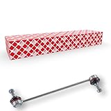 febi bilstein 21044 Stabiliser Link with lock nuts, pack of one, silver