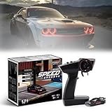 Turbo Racing 1/76 RC, Mini Turbo Drive 1/76 Scale Rc Micro Drift Car for Desk, Small Tabletop Drift Tiny Remote Control Fast Turbo Twist Racing with Gyro Full (#1)