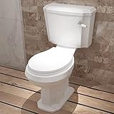 Huibathroom Traditional Victorian Style Toilet Ceramic Close Coupled with Soft Close Seat Cistern Bathroom WC…